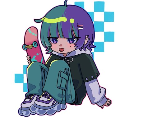 限定価格 ミニキャラを描きます グッズや動画作成などにお使いいただけるミニキャライラスト イメージ1