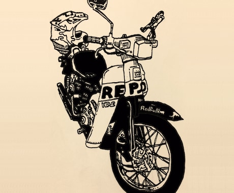 バイク/車/リアル/絵/イラスト描きます あなたの愛車を味のある絵にします。 イメージ2