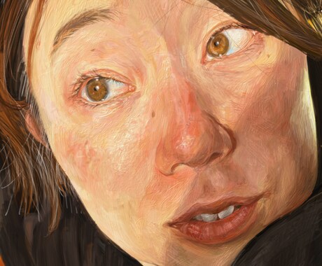 1人様専用/忠実でリアルな似顔絵を描きます まるで油絵のような、重厚感のある特別な似顔絵 イメージ1