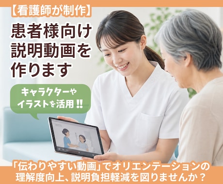 患者様向けの説明動画を制作いたします イメージ1