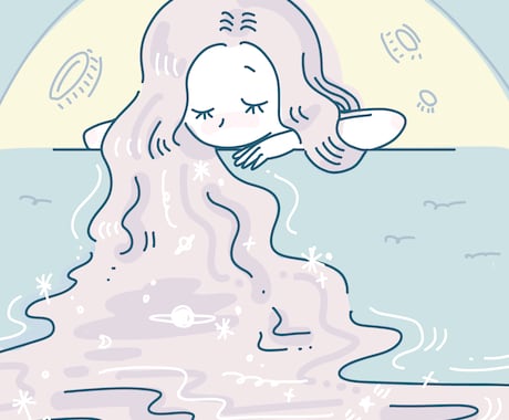 ゆるく可愛い世界観のデジタルイラストを描きます 美術学部卒の現役デザイナーがデジタルイラストを描きます！ イメージ1