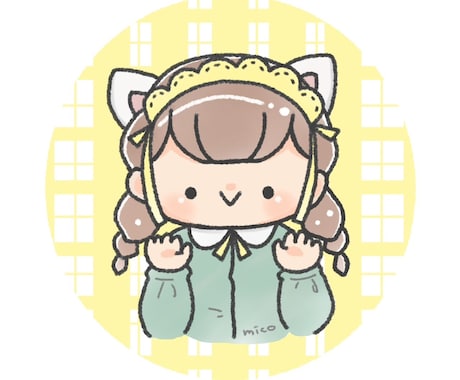 好感度UP！SNS・ブログ使えるイラスト描きます ふわもこタッチ！人物や動物の可愛い癒しイラストが得意です イメージ2