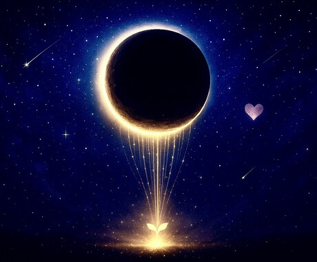 ４月1７日新月✧.恋も願いも叶える始まり後押ます 想いを種にし愛と幸運を芽吹かせる新月の後押し イメージ1