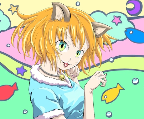 ポップなイラスト　描きます イメージ1