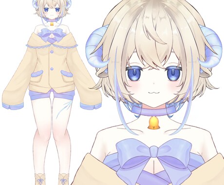 貴方のVTuberデビュー、お手伝いします デザインからLive2Dモデリング!一括で依頼できます! イメージ2