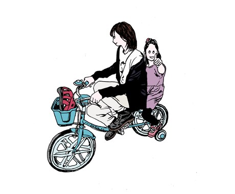 写真をイラストにします あなたのお写真を線画のポップなイラストに！ イメージ2