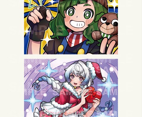 お好みの一枚絵をお描きします ポップで元気なイラストをお描きします！ イメージ2