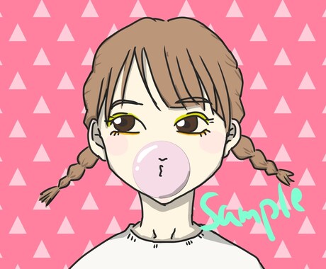 アイコン★描かせていただきます ★ハッキリした見た目で、比較的明るい絵を描きます！★ イメージ2