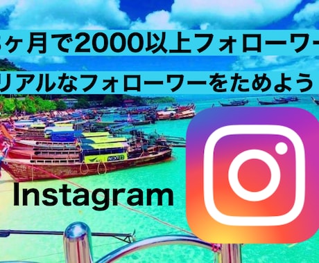 インスタフォローワーの増やし方を提案します フォローワーUP後、新たなビジネスへ イメージ1