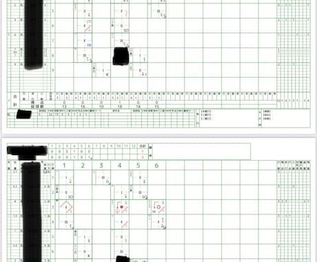 野球の試合のスコアブック代筆（PDF化可能）します 少年野球からプロ野球まで！記録に残しておきたい試合など！ イメージ1