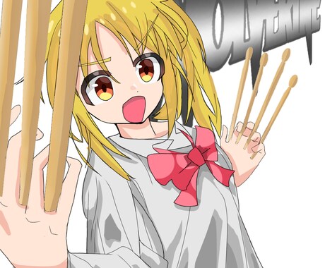 アイコンを描きます 。書いてほしいキャラの名前やイメージを言ってくれれば描きます イメージ2