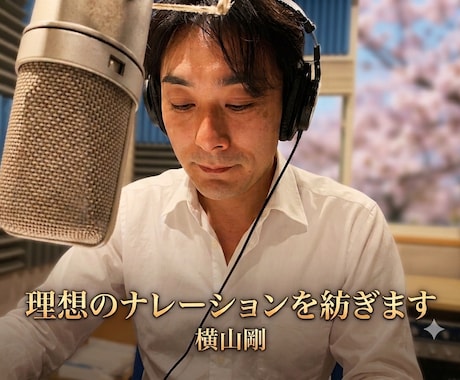 男性プロナレーターが理想のナレーションを紡ぎます 絶叫から静寂まで あなたのイメージを声で形にします。 イメージ1