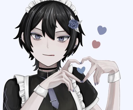アイコン用〜全身,デフォルメ等制作します 厚塗りを使った個性的なイラストをお届けします！ イメージ2