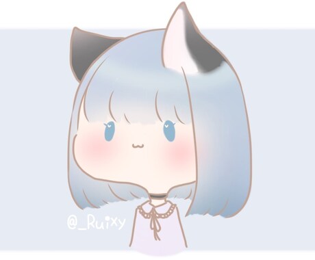 デフォルメアイコン描きます 2種類のタイプのイラストタッチで描かせていただきます イメージ2