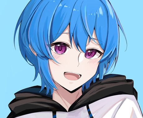 可愛いSNS用アイコンを作成します アニメ塗りorブラシ塗り可愛い選べるアイコンを描きます！ イメージ2