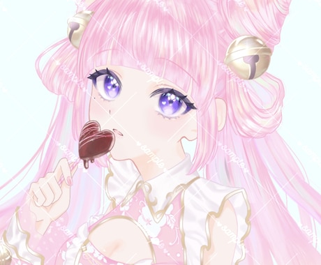 商用利用◎最安でかわいい女の子のイラスト制作します 立ち絵、サムネ、TRPG、MV、アイコン、1枚絵描きます！ イメージ1