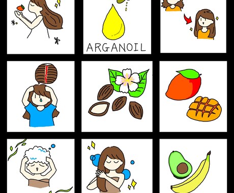 ポップで可愛い人物や物のイラスト作成します イメージ1
