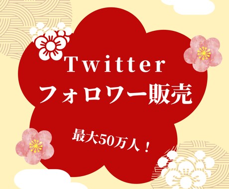 Twitterのフォロワーを何人でも増やします 他には無い多様なオプションが強みです！ イメージ1