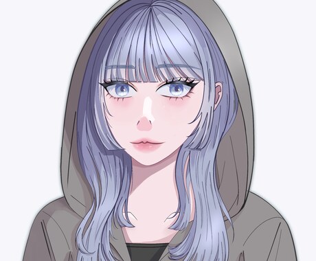 SNSアイコン・バストアップ描きます 透明感×やわ色で雰囲気UPします イメージ2