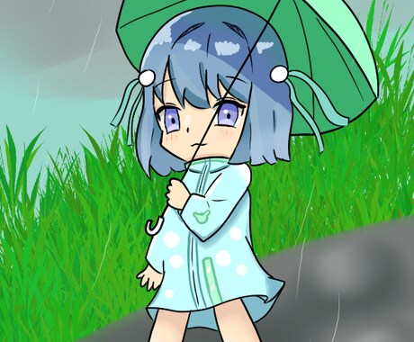 SNSアカウント用のイラストを描きます 可愛く、個性の出るキャラクターものを描きます イメージ2