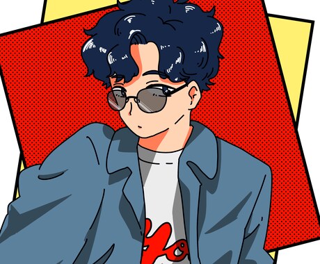 最短当日可！ポップなイラスト描きます SNSのアイコンなどにどうぞ！※当日お渡しは要相談 イメージ2