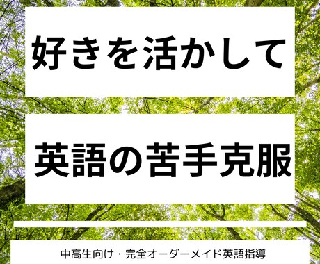 好きなことで学ぶ、英語の新しいカタチを提供します 好きなテーマで学ぶから、英語が楽しくなる イメージ1
