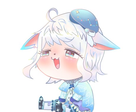 簡単なアイコン用イラストを描きます ミニキャラ顔アップのアイコンを承っております。 イメージ2