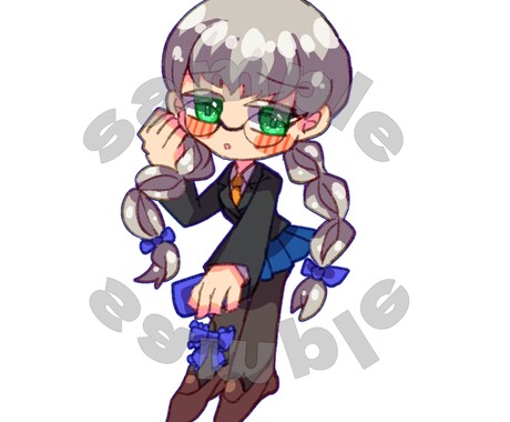 デフォルメイラスト描きます 三頭身ぐらいの可愛いデフォルメです！ イメージ2