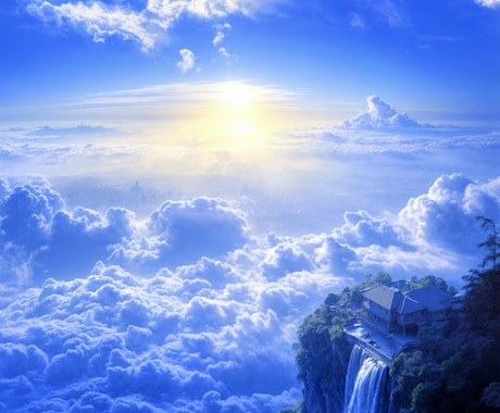ミッドジャーニーで“バズる雲景”の作り方になります ミッドジャーニーで“バズる雲景”の作り方になります イメージ1