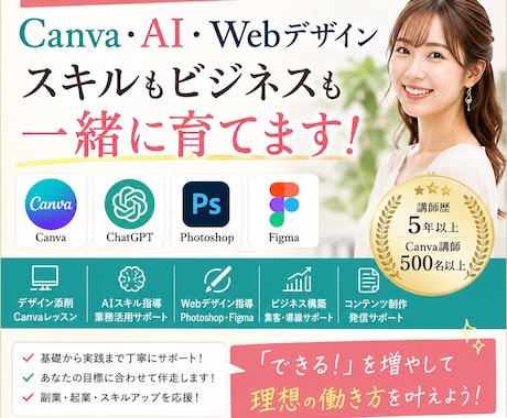初心者も可能！webスキル教えます イメージ1