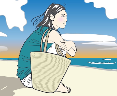 シンプルで、POP感あふれるイラスト⭐︎描きます どの作品にも一筆入魂!よいものを描くために、追求しています。 イメージ2