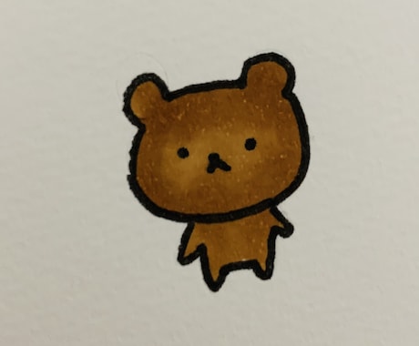ゆるい動物のイラスト描きます くまやねこなどの動物をゆるーいイラストにしてご提供します。 イメージ1