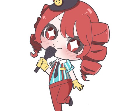 配信者様向けのシンプルなイラストを御提供致します 可愛いキャラでテンション⤴︎︎⤴︎ イメージ1