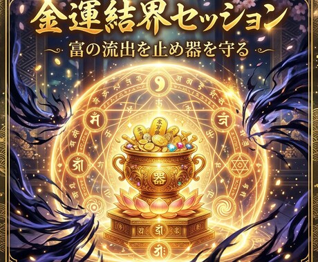 金運覚醒セッションで富の流出を止め器を守り抜きます 金運の流出癖を整え守る基準を作るセッションです イメージ1