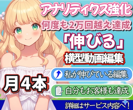 配信者・vtuber様向け！切り抜き動画制作します 横型ショート動画・縦型ショート動画作成します！ イメージ1