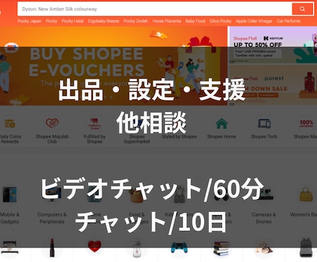 Shopee越境ECを実践者が伴走サポートします 越境EC、あなたの挑戦に並走します！！ イメージ1