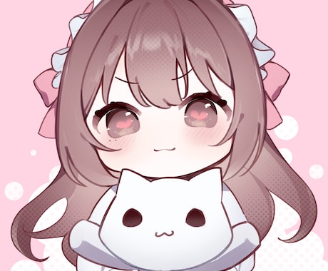 最短翌日納品！ちまっと可愛いキャラクターを描きます SNSや動画サムネイル等、様々な用途にお使いいただけます！ イメージ1