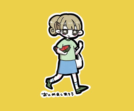 挿絵やトップ画などに使えるイラスト、描きます ポップでかわいいミニキャラを描きます イメージ1
