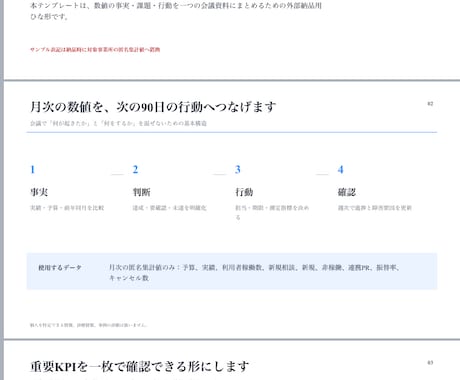 訪問看護・介護事業所のKPI分析を作成します イメージ1