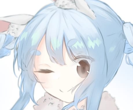 SNS用女性キャラクターアイコンを制作します 個性あるアイコンを設定したい人へ イメージ1