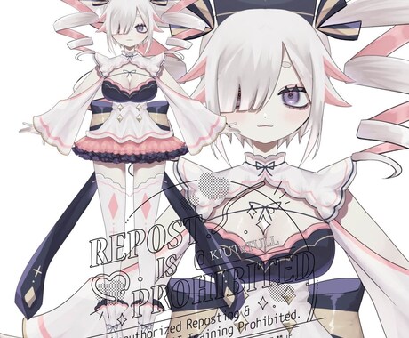 幅広くイラスト描きます かわいい系、ほの暗い系が得意(⌒^⌒)ｂ イメージ2