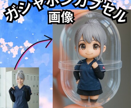 世界に一つのミニチュア画像を作ります 大切な瞬間を、ガシャポンサイズのときめきに。 イメージ1