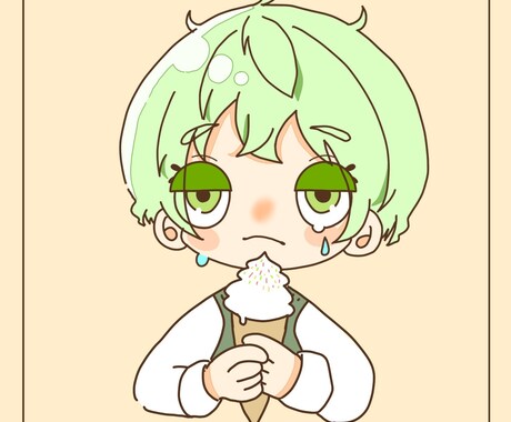 可愛いポップな獣人・人間イラスト描きます イメージ1