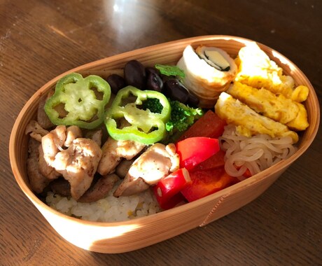 料理・お弁当（わっぱ・プラ容器）写真提供いたします お弁当作成歴8年目のOLが、毎朝こしらえる彩豊かなお弁当！ イメージ1