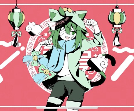 本家オマージュ！歌ってみた用1枚絵描きます トレス、模写無しでクリーン・安心！ イメージ2