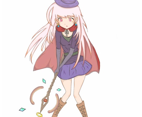 オリジナルのイラスト（立ち絵など）を制作します アイコンや動画、SNSのサムネイルなど個人的な使用に イメージ2