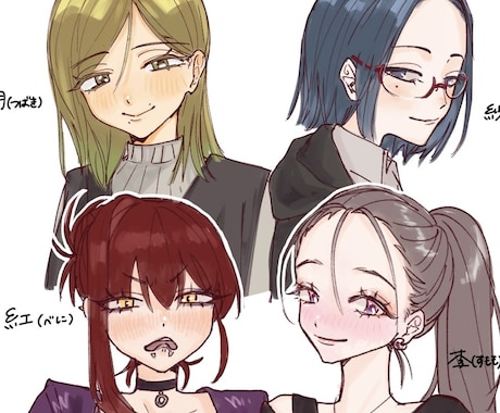 キャラクターデザインします イメージ1