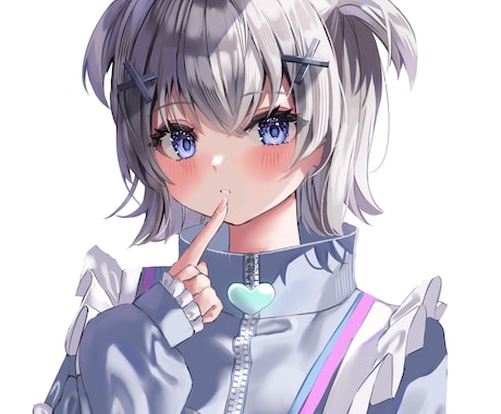 可愛い女の子のイラスト描きます 目に付きやすい美少女のイラスト描きます。 イメージ1