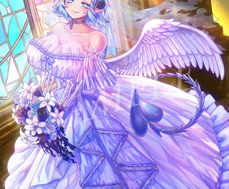 商用OK！ご希望に合わせてイラストお描きします 繊細な空気感を大切に、想いを込めた一枚をお届けします イメージ1
