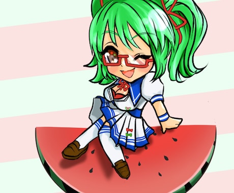 商用利用可☆ミニキャラ/SDキャラ描きます 動画やグッズ、ヘッダー、アイコンにつかえる イメージ2
